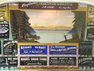 Dixfield Historical Society works to restore historical Grange curtain